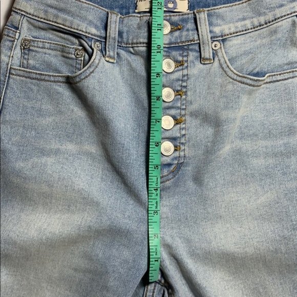 NWOT Free People High Rise Button Up Skinny Jeans - Picture 9 of 14